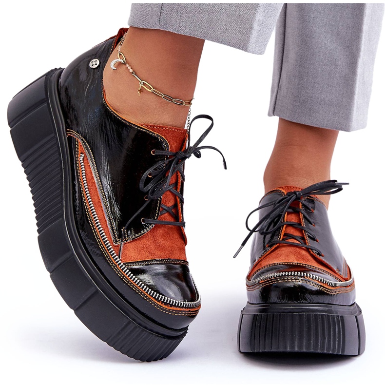 Naisten nahkakengät Maciejka 50740-18 musta