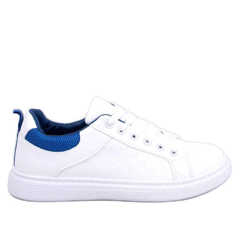 Naisten tennarit Keeler WHITE/ROYALBLUE valkoinen