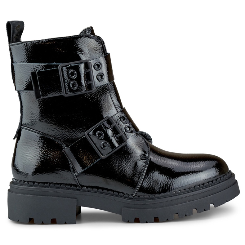 Patenttimustat naisten Axelle-työsaappaat