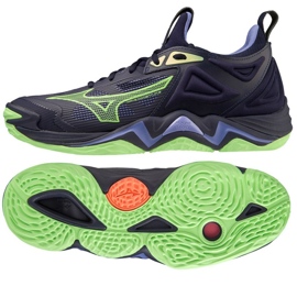 Lentopallokengät Mizuno Wave Momentum 3 M V1GA231211 tummansininen sininen