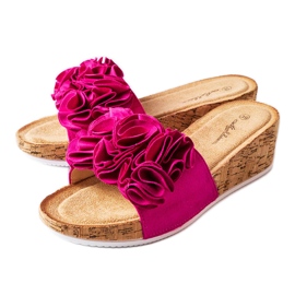 Estellan vaaleanpunaiset kiila sandaalit vaaleanpunainen