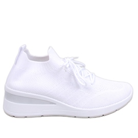 Leakes Valkoiset wedge-lenkkarit valkoinen