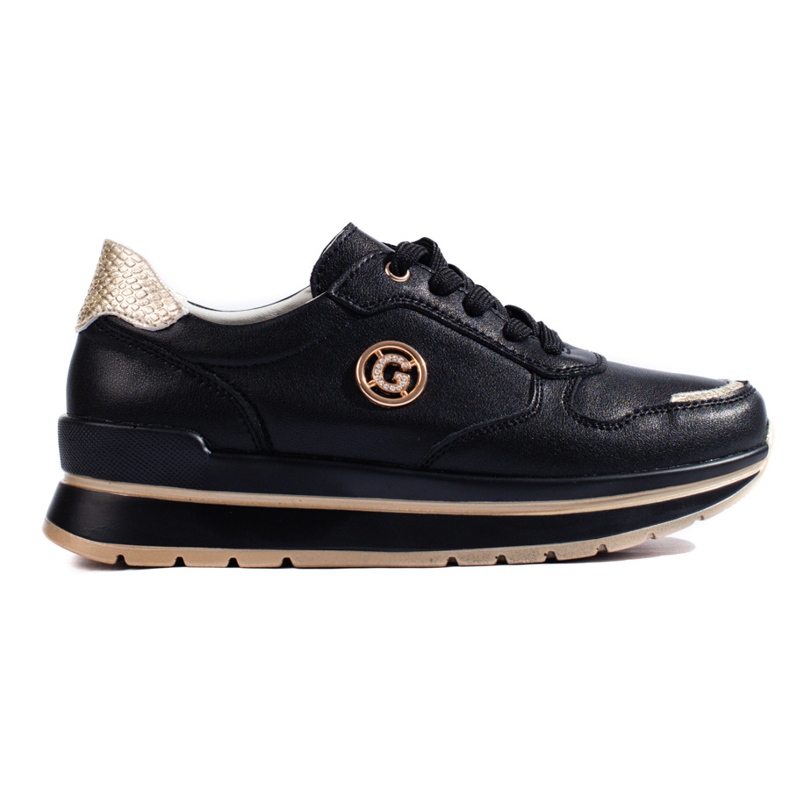 Shelovetin mustat nahkaiset tennarit