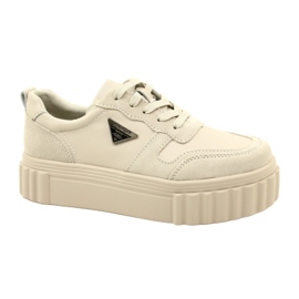 Beige nahka Creepers Filippo DP4913/23 BE beige