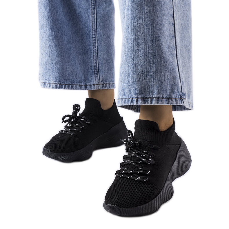 Lavallée musta kangas urheilukengät