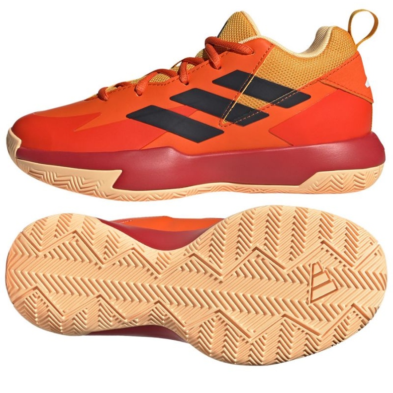Adidas Cross Em Up Select Jr IE9274 koripallokengät oranssi