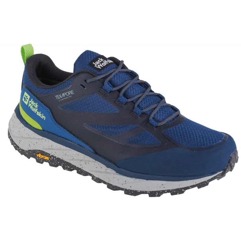 Jack Wolfskin Terraventure Texapore Low M -kengät 4051621-1274 sininen