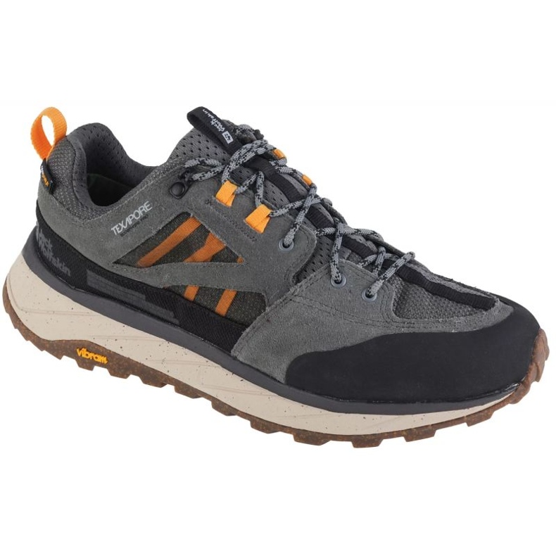 Jack Wolfskin Terraquest Texapore Low M 4056401-4143 kengät harmaa