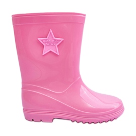 PG3 Lasten kumiset Wellington Boots Pink Malvi vaaleanpunainen