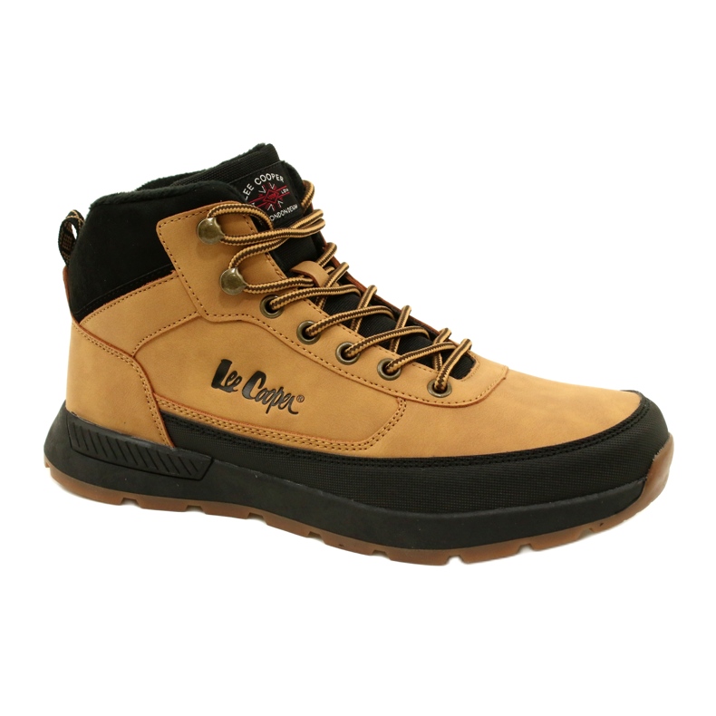 Miesten talvivaelluskengät Lee Cooper LCJ-23-31-3047M Camel keltainen