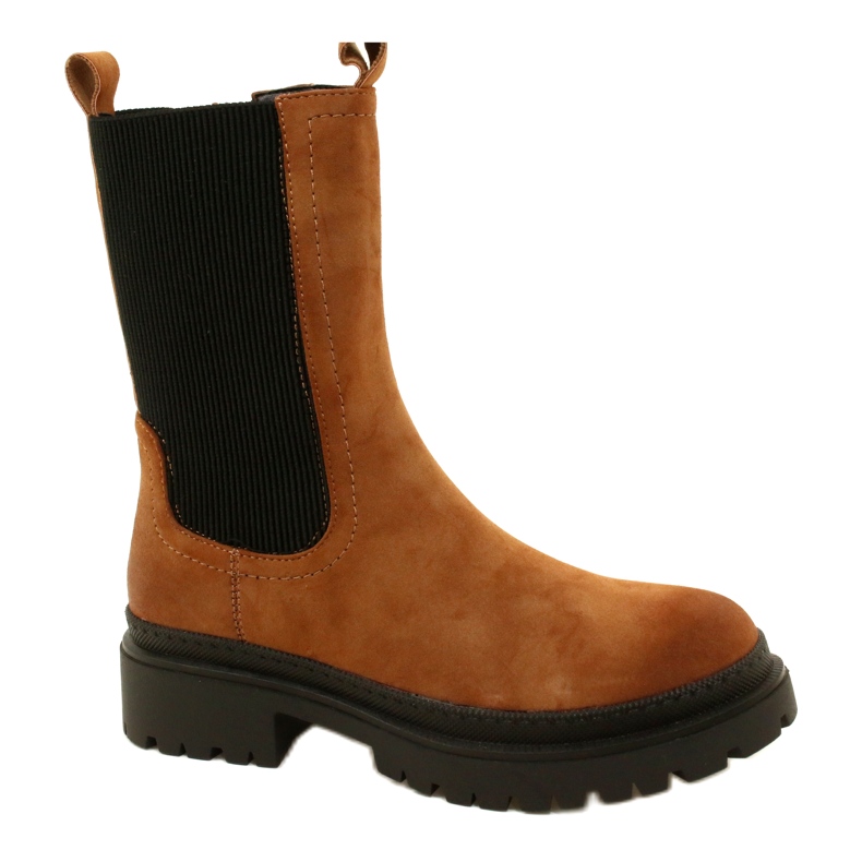 Korkeaeristetty naisten työntekijöiden Evento 23BT35-6440 Camel ruskea