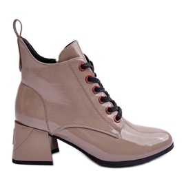Matalat patentoidut nilkkurit S.Barski MR870-66 Tumma beige
