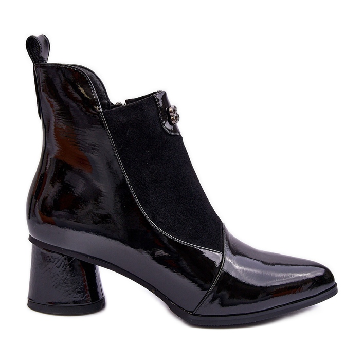 Nahkaiset korkokengät S.Barski MR870-96 Musta