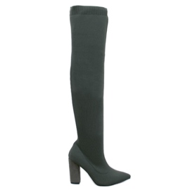 Veronica Greenin joustavat korkeakorkoiset muskettisoturit vihreä