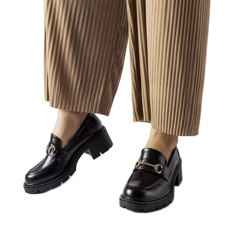 Mustat Fabrizio korkokengät