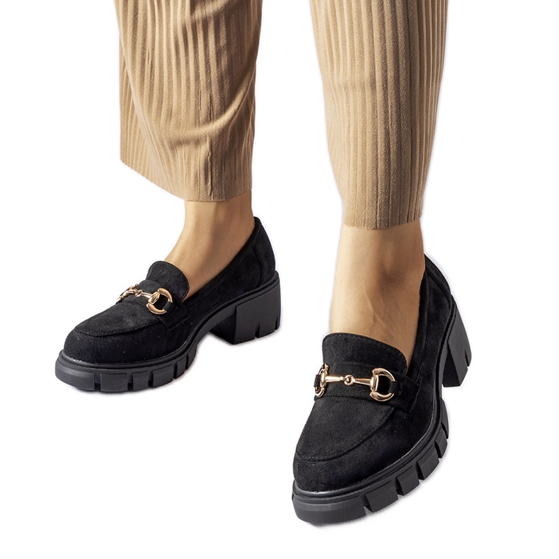 Mustat Irmina korkokengät