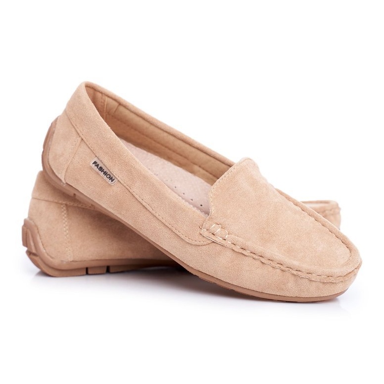 Evento Naisten Loaferit Beige Suede Morreno