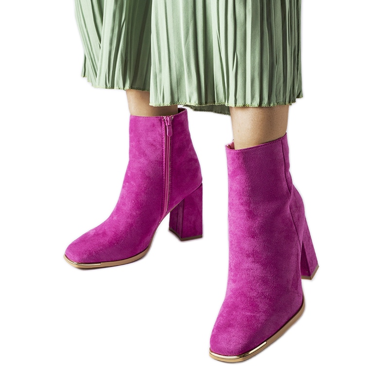 Pink Cheneyn korkeakorkoiset nilkkurit vaaleanpunainen