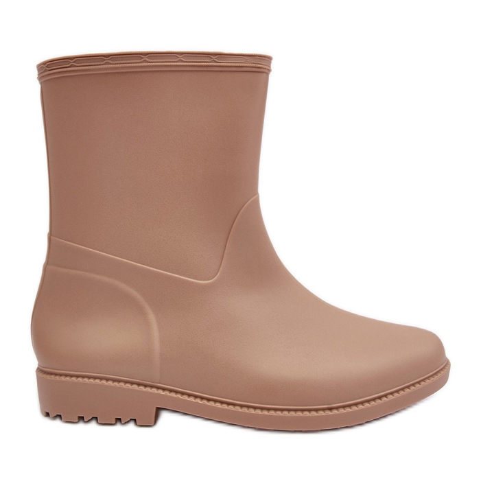 PS1 Klassiset Naisten Slip-On Wellington Boots Beige Solihia