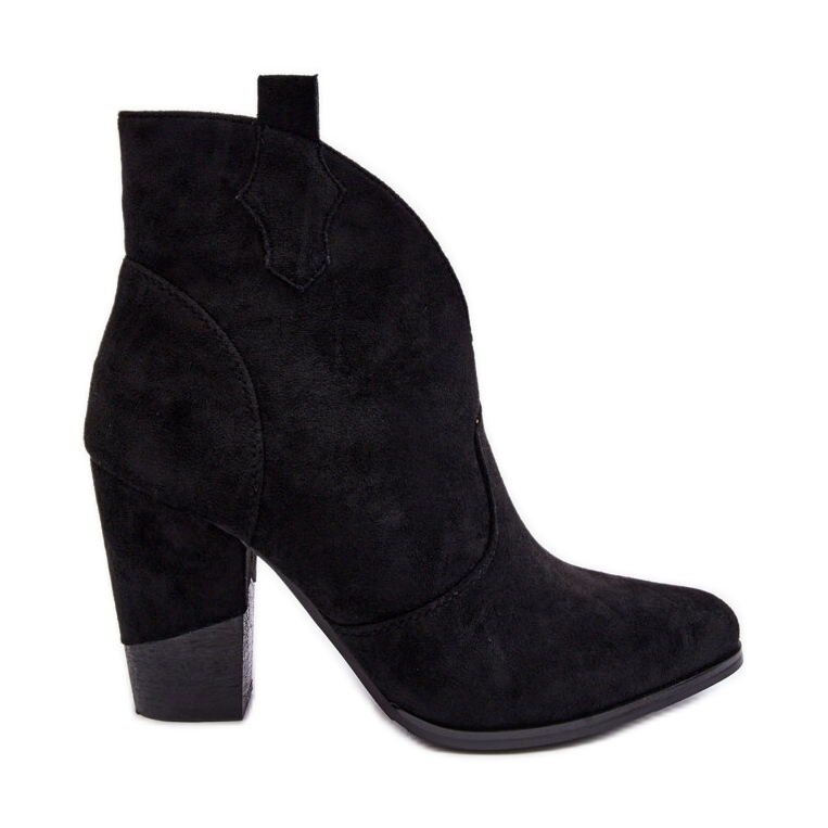 PS1 Mokkanahkaiset cowboysaappaat korkeakorkoisella mustalla tannerilla