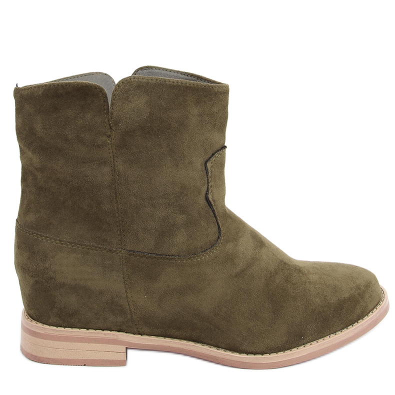 Saappaat piilotettuun Deer Green -kiilaan vihreä