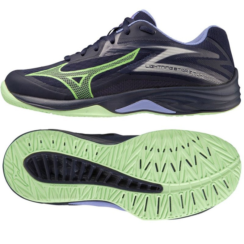 Mizuno Lightning Star Z7 Jr V1GD230311 kengät sininen