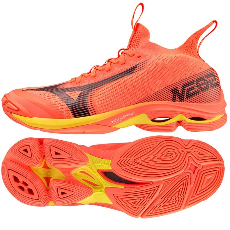 Mizuno Wave Lighting Neo2 M V1GA220202 kengät punainen