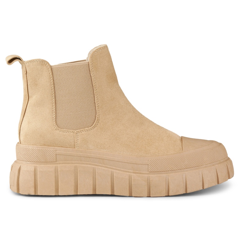 Tumman beigenväriset naisten Chelsea-saappaat