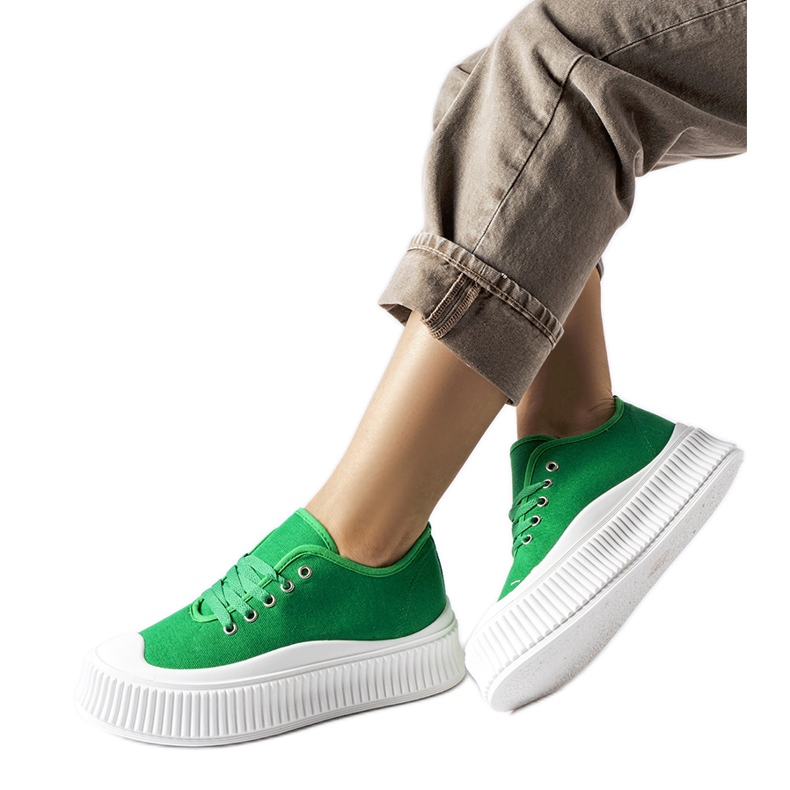 Vihreät Rina alustalenkkarit