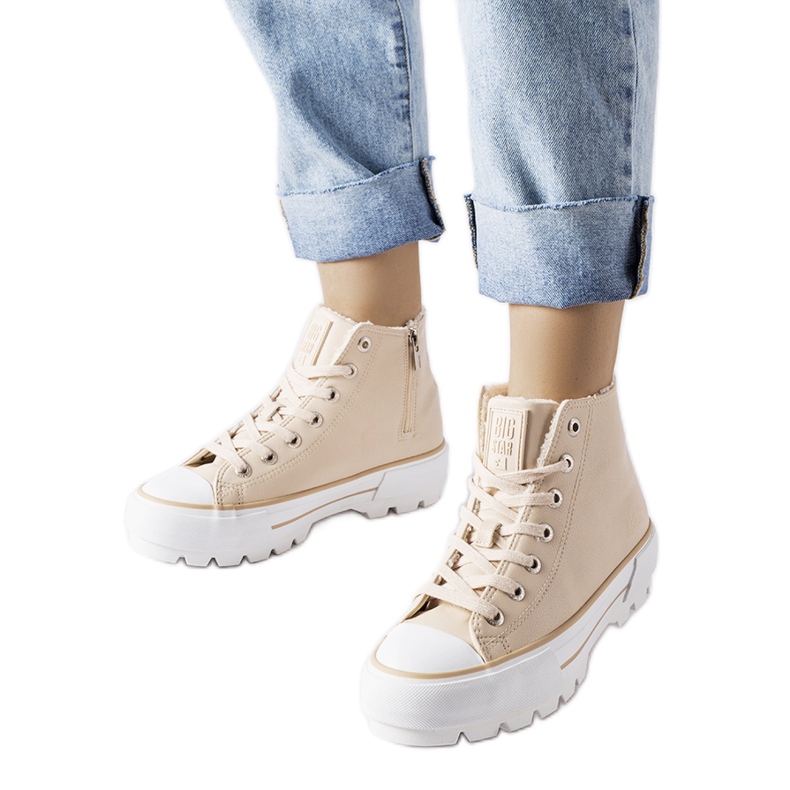 Beiget eristetyt tennarit Big Star MM274038