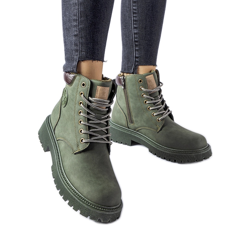 Vihreät eristetyt Doutor-saappaat