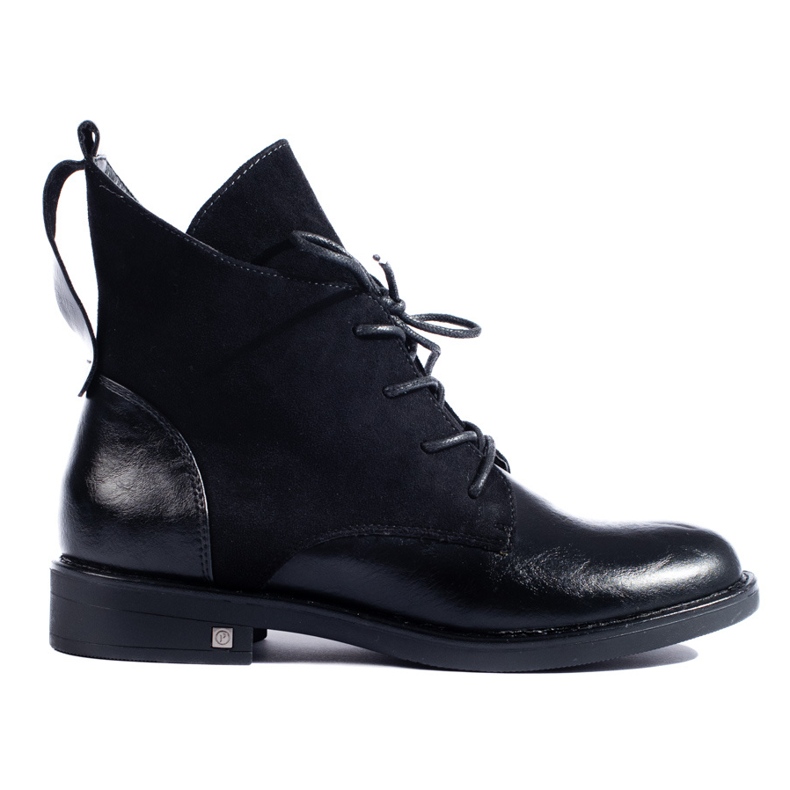 W. Potocki Mustat Potocki tasakorkoiset nilkkurit