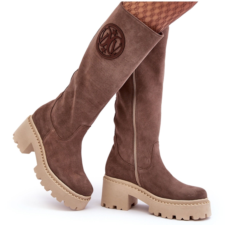 Lewski Shoes Naisten mokkanahkasaappaat, ruskea Lewski 3367