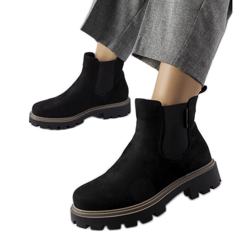 Mustat eristetyt saappaat Big Star MM274372