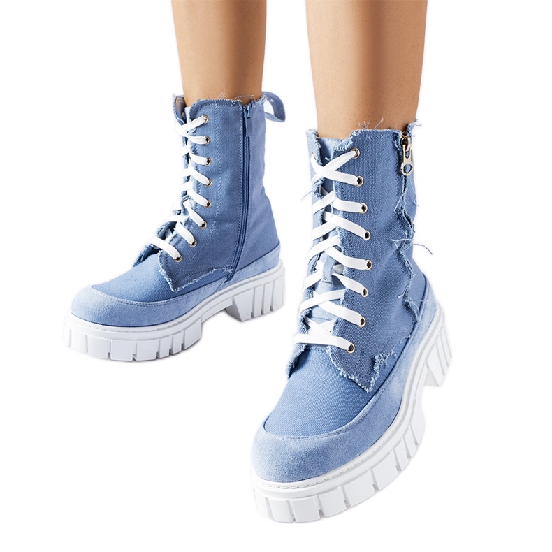 Siniset eristetyt Crispiero-saappaat sininen