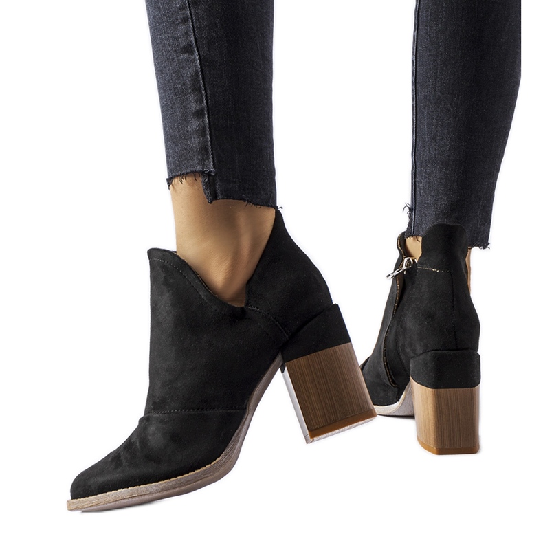 Artemisia mustat korkeakorkoiset nilkkurit