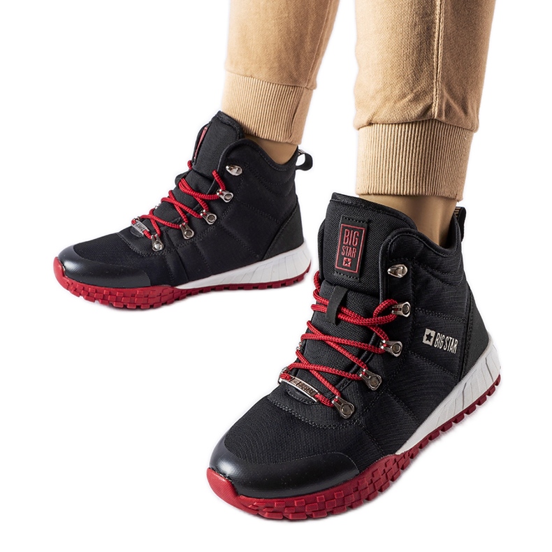 Mustat nuorten kengät Big Star KK274217