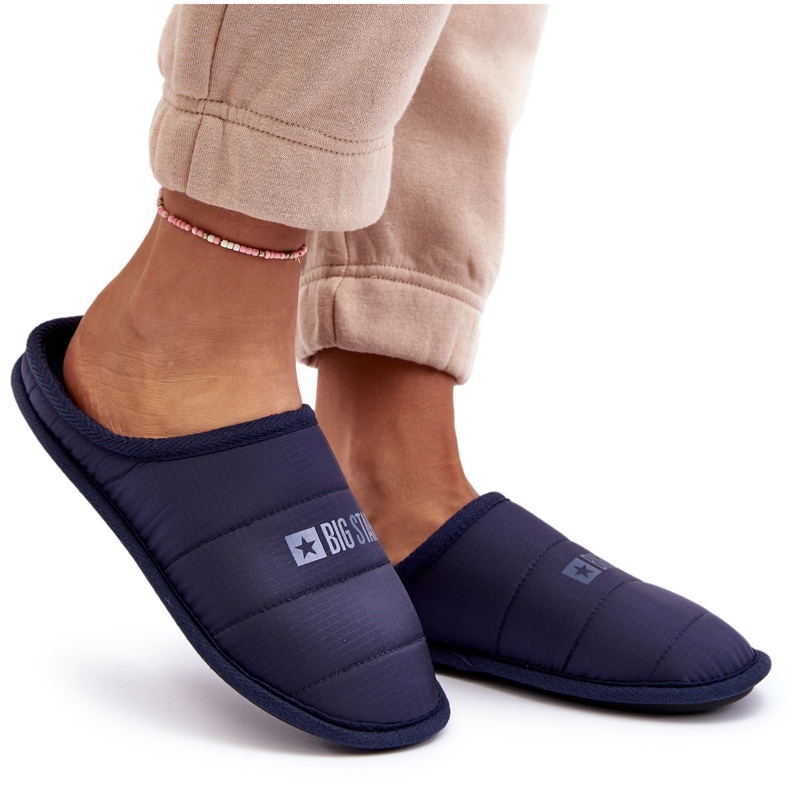 Naisten klassiset laivastonsiniset tossut Big Star KK274601 sininen