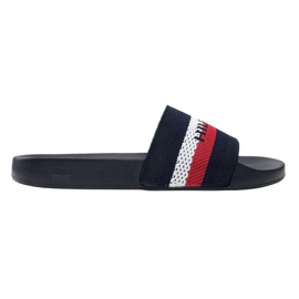 Tommy Hilfiger Knited Pool Slide M varvastossut FM0FM03642 sininen