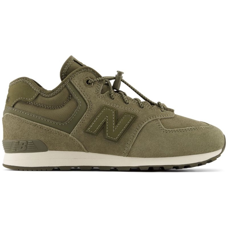 New Balance W JrGV574HG1 eristetyt kengät vihreä
