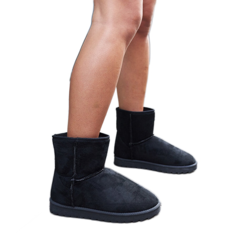 Mustat eristetyt Custonaci-lumisaappaat