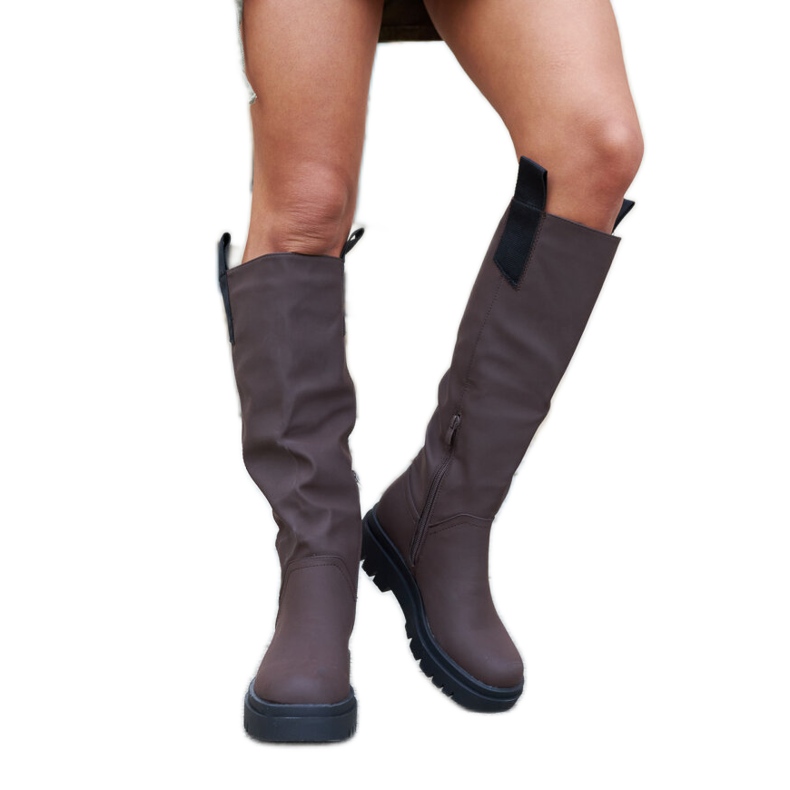 Mattanruskeat Jayden-eristetyt saappaat