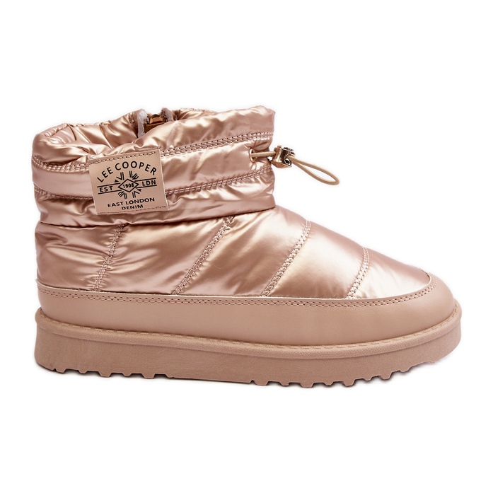 Naisten eristetyt lumisaappaat Lee Cooper LCJ-23-44-1965L beige kultainen