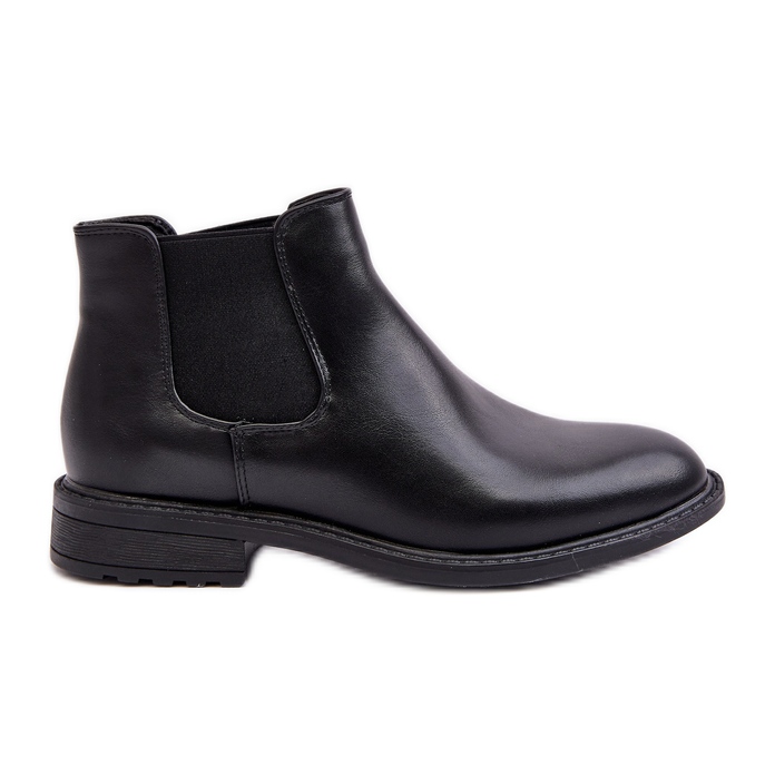 Miesten Chelsea Boots matalat mustat Dymidi
