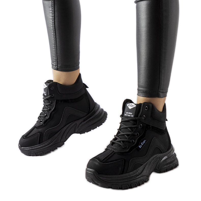 Mustat Lee Cooper LCJ-23-44-1976L saappaat