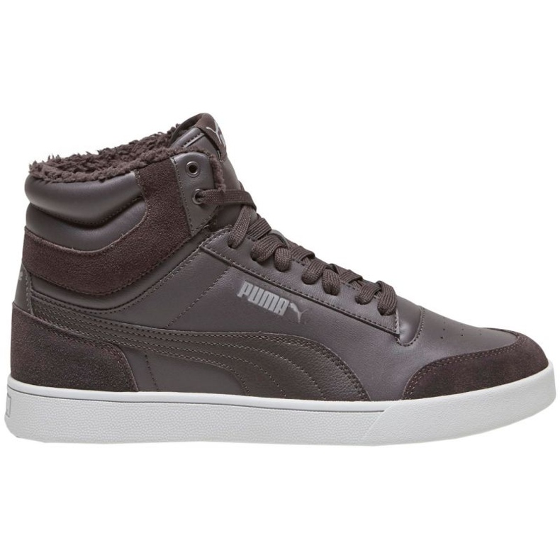 Puma Shuffle Mid Fur Flat kengät 387609 03 ruskea