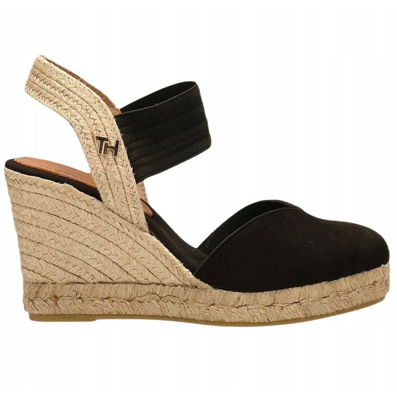 Tommy Hilfiger Uudet Tommy Basic Closed Toe Wedge Sandaalit W FW0FW04775 musta
