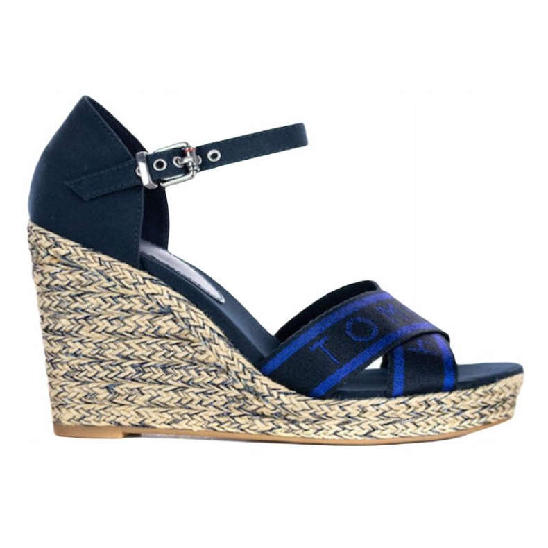 Tommy Hilfiger Tommy Metallic High Wedge Sandal W -kengät FW0FW04753 sininen