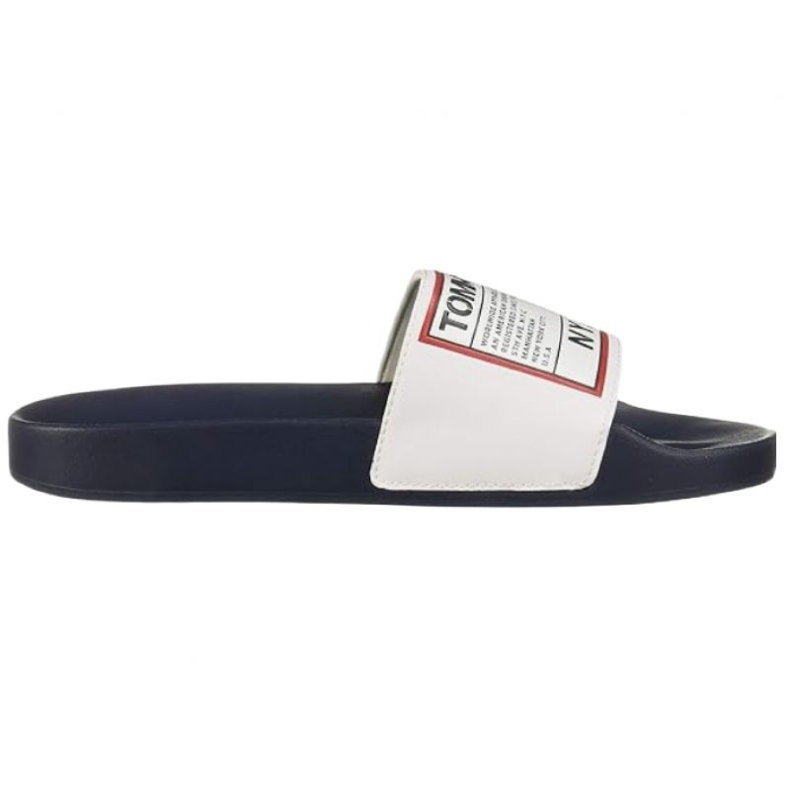 Tommy Hilfiger Tommy Jeans Patch Pool Slide M EM0EM00470 varvastossut valkoinen