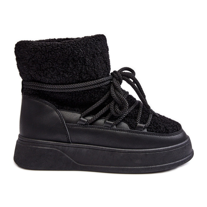 FG2 Naisten alusta lumisaappaat musta Ahatissa